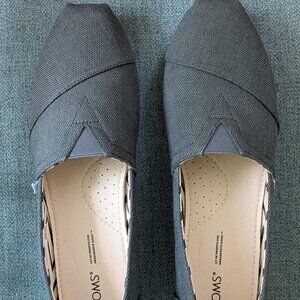 TOMS 10 Alpargata Stormy Green Heritage Canvas Espadrilles